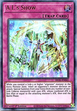 A.I.'s Show BROL-EN042 Yu-Gi-Oh! Light Play 1st Edition - Image 1