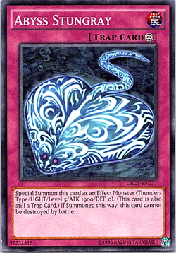 Abyss Stungray CROS-EN077 Yu-Gi-Oh! Card Light Play Unlimited - Image 1