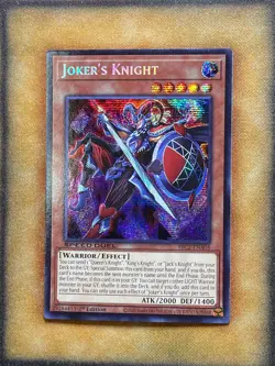 Yugioh Joker's Knight SBC2-ENA05 Speed Duel Secret Rare 1st Ed NM - Image 1