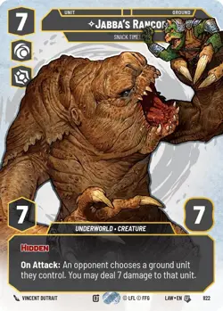 Jabba's Rancor - Snack Time! (Prestige) [LAW - 822] - Image 1