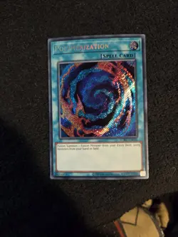 Polymerization LCKC-EN026 Secret Rare Holo Foil Yugioh Unlimited Mint - Image 1