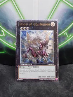 Yugioh Number 20: Giga-Brilliant ZTIN-ENV02 Ultimate Rare Limited Edition NM - Image 1