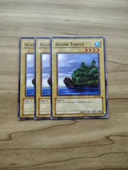 Yu-Gi-Oh! - Island Turtle 3X - Full Playset - Image 1