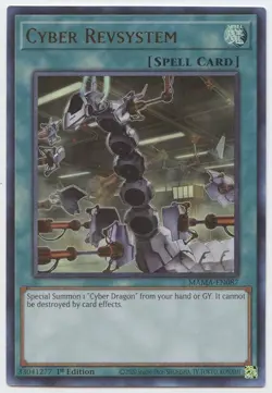 MAMA-EN087 Cyber Revsystem Ultra Rare 1st Edition Near Mint YuGiOh TCG - Image 1