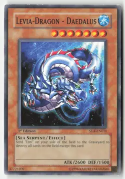 Yugioh - Levia-Dragon - Daedalus SD4-EN010 1st Edition - Common - Image 1