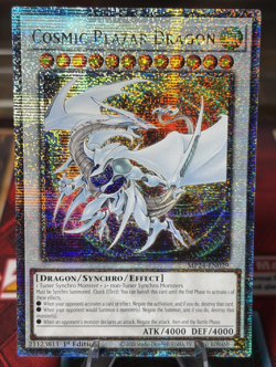 Near Mint Yugioh Cosmic Blazar Dragon Quarter Century Secret Rare MP24-EN029 QCR - Image 1
