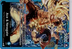 Ace & Newgate ST22-001 One Piece Card Game Blue Leader Trading Card - Image 5