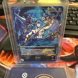 One Piece - ENEL OP15-058 (L) Alt Art OP15 Adventure on Kami's Island English NM - Image 3