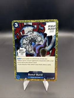 NM-Mint, English One Piece Boeuf Burst - OP12-060 - R - Foil Legacy of the Maste - Image 1