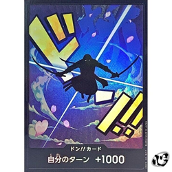 DON !! Card Roronoa Zoro Foil PRB01 Premium Booster ONE PIECE Card TheBest Japan - Image 1