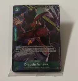 One Piece Dracule Mihawk ST12-003 Illustration Box Vol 4 English Promo Sealed - Image 1