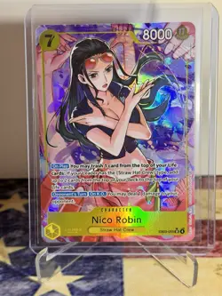 One Piece TCG Heroines Edition NICO ROBIN Alt. Art SR (EB03-055) 🔥 - Image 1