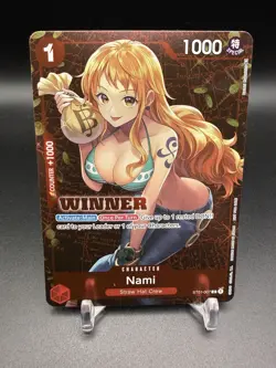Nami (Tournament Pack Vol. 3) [Winner] #ST01-007 Promo One Piece Promotion Cards - Image 1