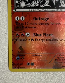 Reshiram 28/113 Legendary Treasures Reverse Holo 2013 Pokemon TCG Card - Image 4