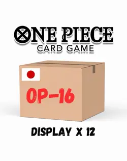 One Piece Case Sealed Op-16 Japanese The Time Of Battle Yellow Tape - Image 1