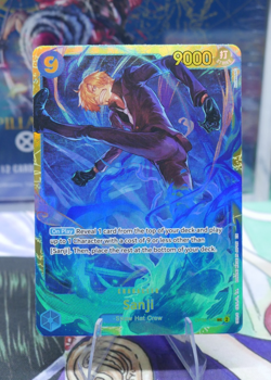 One Piece -Sanji OP06-119 SEC - Wings of the Captain Foil PRB02 Reprint - Image 1