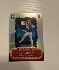 Panini 2024 Donruss Optic Uptowns Prizm J.J. McCarthy Rookie Vikings #10 - Image 1