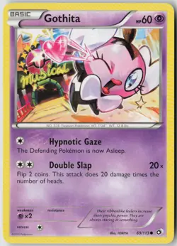 Gothita (69) 69/113 Common Legendary Treasures Pokemon Near Mint - Image 1