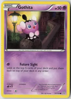 Gothita 55/124 Common Dragons Exalted Pokemon Near Mint - Image 1
