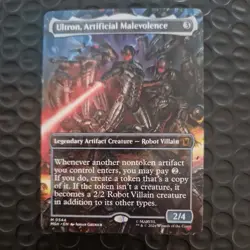 mtg marvel super heroes Ultron Artificial Malevolence regular mythic rare M 0344 - Image 1