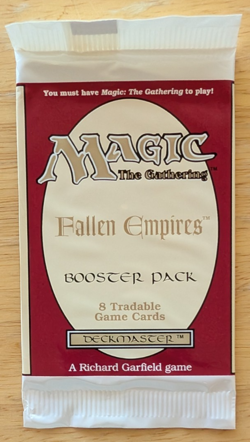 MTG - 6x Fallen Empires Booster Pack - Magic the Gathering Factory Sealed 1994 - Image 2