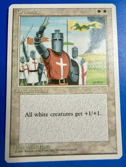 1 BANNED MTG Magic The Gathering Crusades | Fourth Edition 4ED | NM - Image 1
