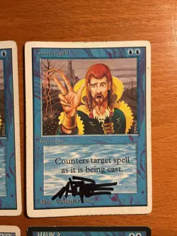 4x COUNTERSPELL 2x Unlimited Revised Japanese 4th FBB Artist Signed Mark Poole - Image 3