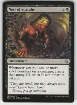 Nest of Scarabs Amonkhet 101 U LP MTG - Image 1