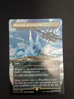 *F* City of Brass/Bhujerba, Floating City SCH-0041 Store Championship Promo MTG - Image 3