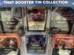 2 Magic the Gathering TMNT 5 Tin Booster Collection 15 Play Booster Packs Sealed - Image 2