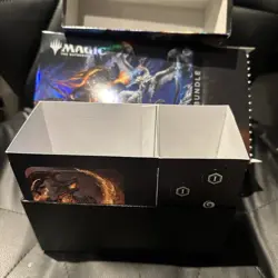 FINAL FANTASY MTG (Gift Bundle) Opened (No Boosters) box, land deck & Dice - Image 2