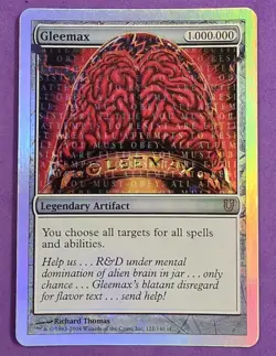 MTG Magic The Gathering - Gleemax - [FOIL] Unhinged 2004 ALT Art NM (Near Mint) - Image 1