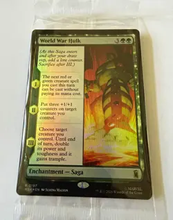 World War Hulk #197 Foil MTG Marvel Super Heroes Near Mint Sealed Promo - Image 2