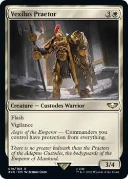 MTG Universes Beyond: Warhammer 40,000 - Vexilus Praetor - Image 1