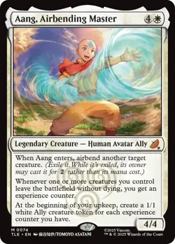 Aang, Airbending Master 74 Mythic MTG TLE NM - Image 1