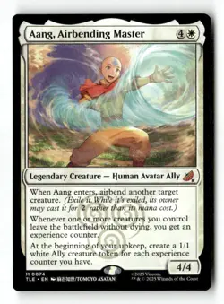 Aang, Airbending Master 74 Mythic MTG TLE NM - Image 2