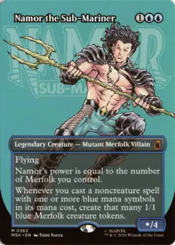 Namor the Sub-Mariner (Borderless) 362 MSH Marvel Super Heroes NM - Image 1