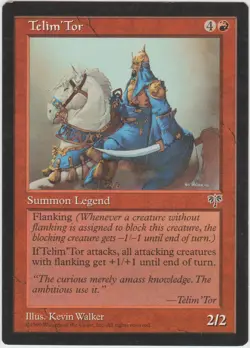 Magic the Gathering x1 Telim'Tor Mirage Red Rare Creature NM - Image 1
