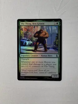 The Thing Ben Grimm Foil 0190 Marvel Super Heroes Magic the Gathering NM - Image 1