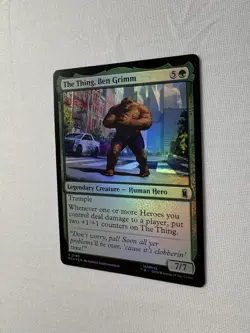 The Thing Ben Grimm Foil 0190 Marvel Super Heroes Magic the Gathering NM - Image 2
