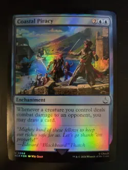 Coastal Piracy NM FOIL Universes Beyond: Assassin's Creed MTG FREE SHIPPING - Image 1