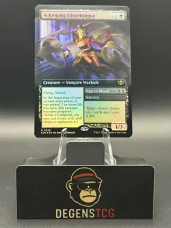 Scheming Silvertongue #0329 Secrets of Strixhaven Extended Art Foil Rare - Image 1