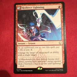 MTG Redirect Lightning 0151 Foil Holo Rare TLA EN Red Instant Lesson Iroh - Image 1