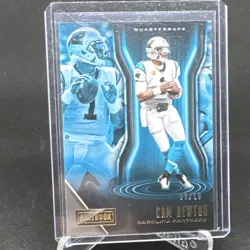 Panini 2018 Playbook Cam Newton #80 Carolina Panthers Gold Parallel /10 - Image 1