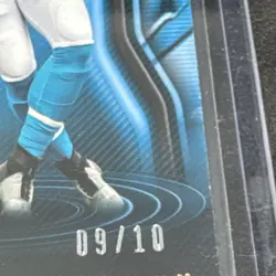 Panini 2018 Playbook Cam Newton #80 Carolina Panthers Gold Parallel /10 - Image 3