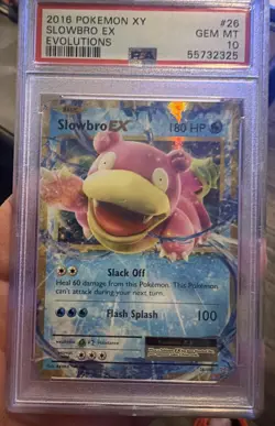 Slowbro EX 26/108 Evolutions Holo PSA 10 - Image 1
