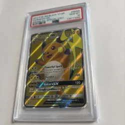 2017 PM SM Black Star FA/Raichu GX Promo SL Spec Coll #SM90 PSA 10 GEM MT - Image 3