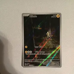 Pokemon TCG Blitzle 195/182 Paradox Rift Illustration Rare Holo NM - Image 4