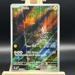 Pokemon TCG Blitzle Paradox Rift 195/182 Holo Illustration Rare - Image 1
