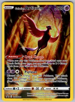 Pokemon TCG Galarian Articuno Sword & Shield Promo SWSH282 Holo Near Mint - Image 1